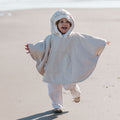 WINTERPONCHO - CREAM 9m-3Y