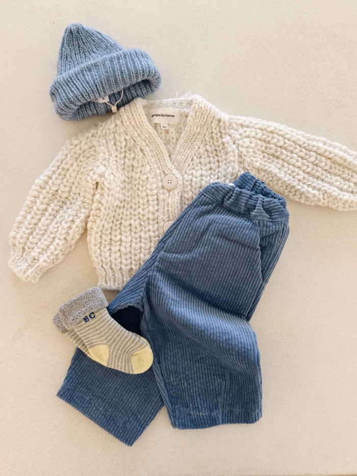 WOOL CARDIGAN - NATURAL