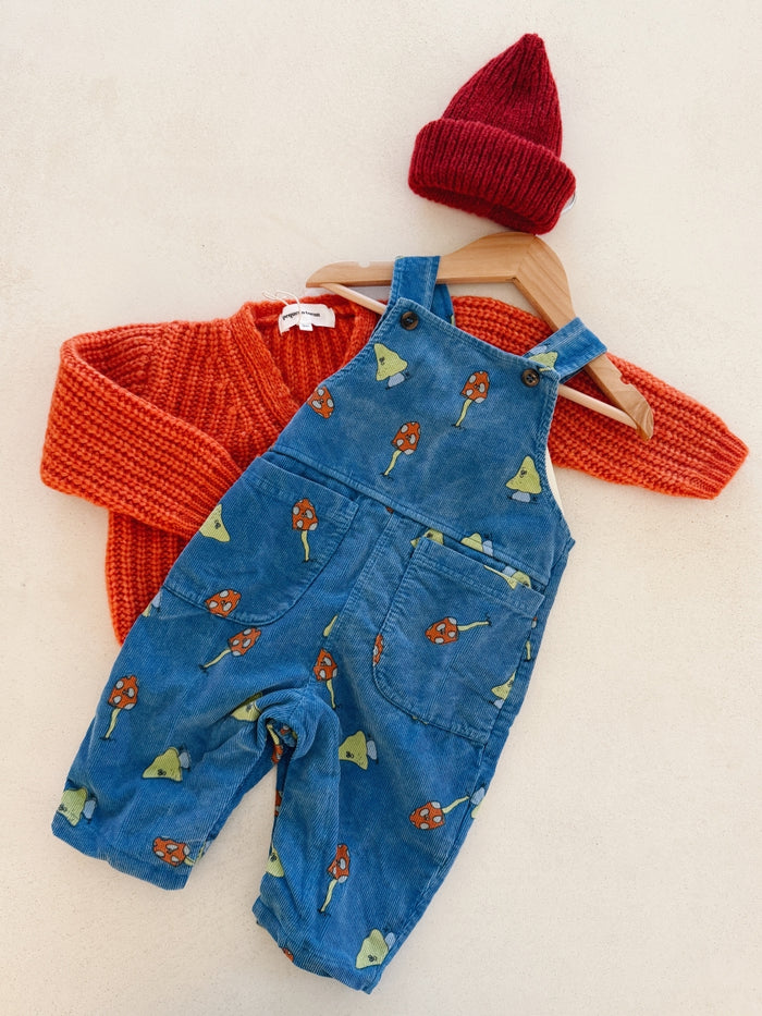 WOOL CARDIGAN ORANGE - BABY&KIDS