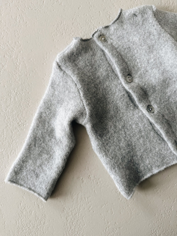 WOOL SWEATER - LIGHT GREY