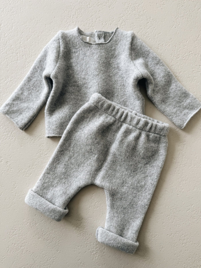 WOOL SWEATER - LIGHT GREY