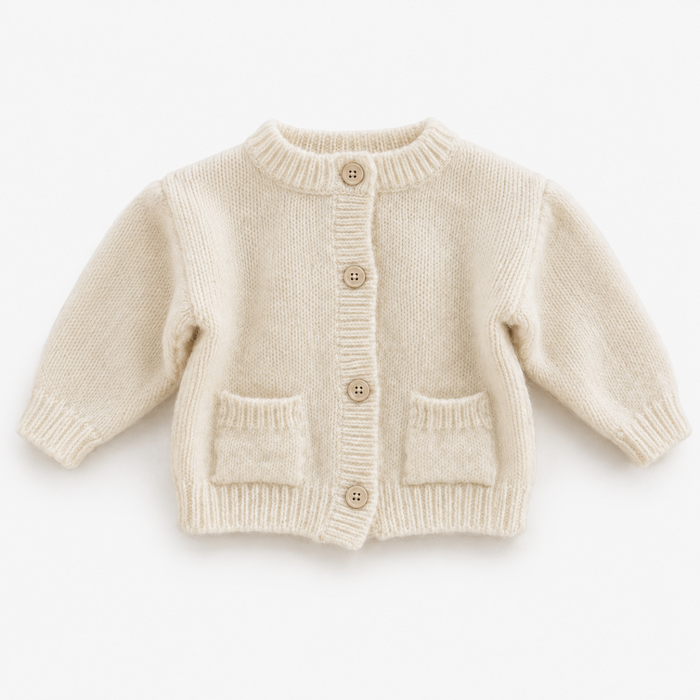 WOOL VEST BABY - NATURAL