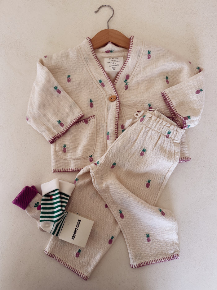 WOVEN CARDIGAN - BABY