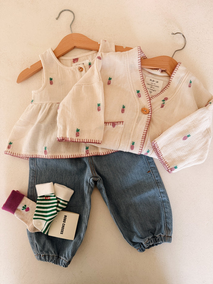 WOVEN CARDIGAN - BABY