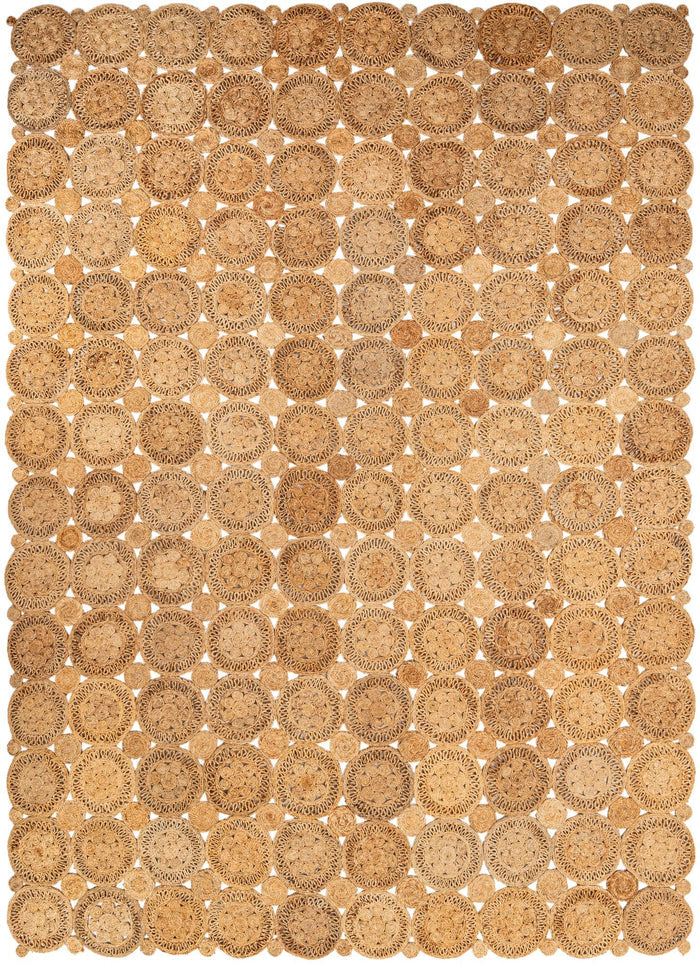 Woven Seaside Jute Collection Area Rug - Whittaker Rectangle Natural Main