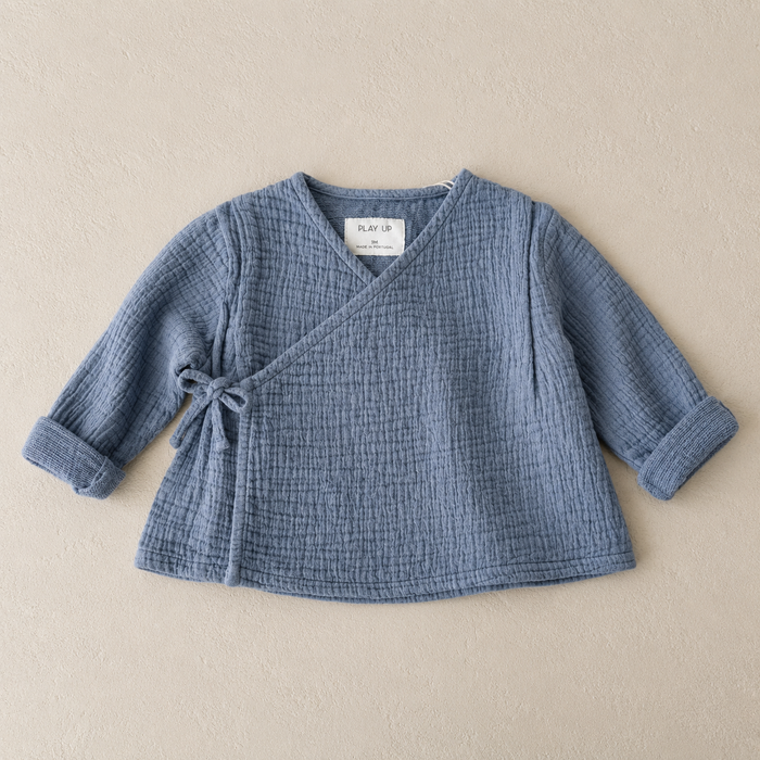 WOVEN SHIRT BABY - blue
