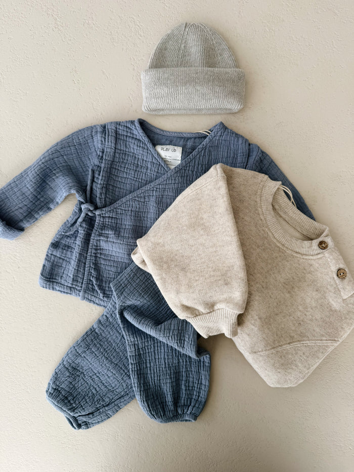 WOVEN SHIRT BABY - blue