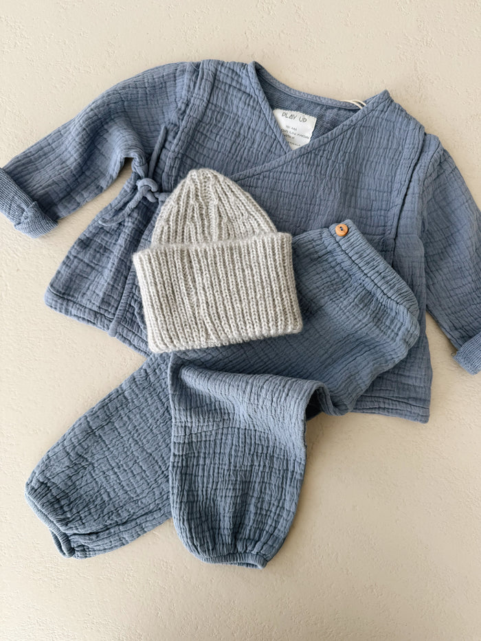 WOVEN SHIRT BABY - blue