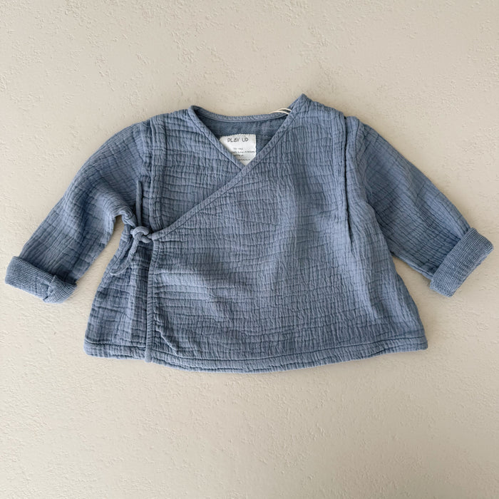 WOVEN SHIRT BABY - blue