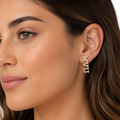 WVU Pavé Rhinestone Stud Earrings