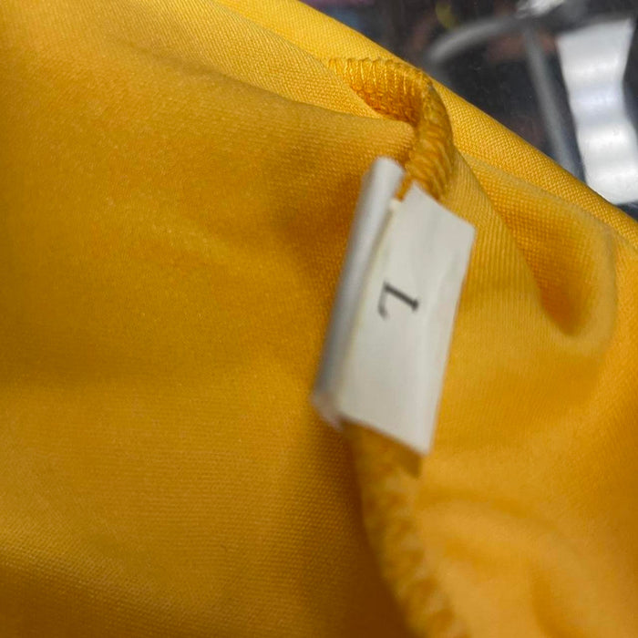 Yellow ombre bodysuit and pants