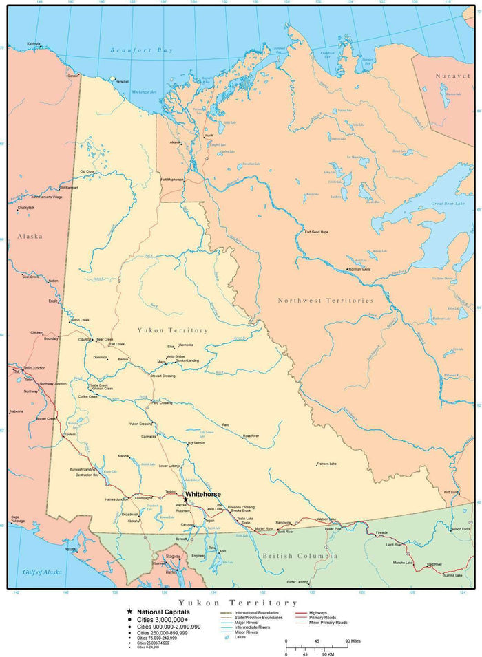 Yukon Territory Map