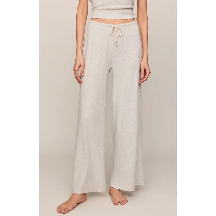 Z Supply Waffle Brushed Thermal Pant in Feather Grey
