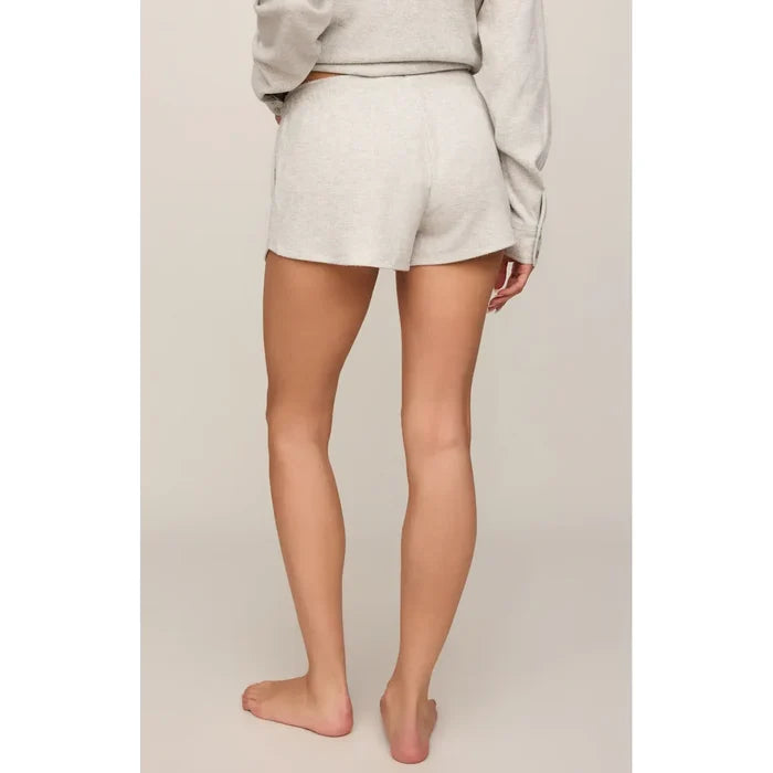 Z Supply Waffle Short in Feather Grey