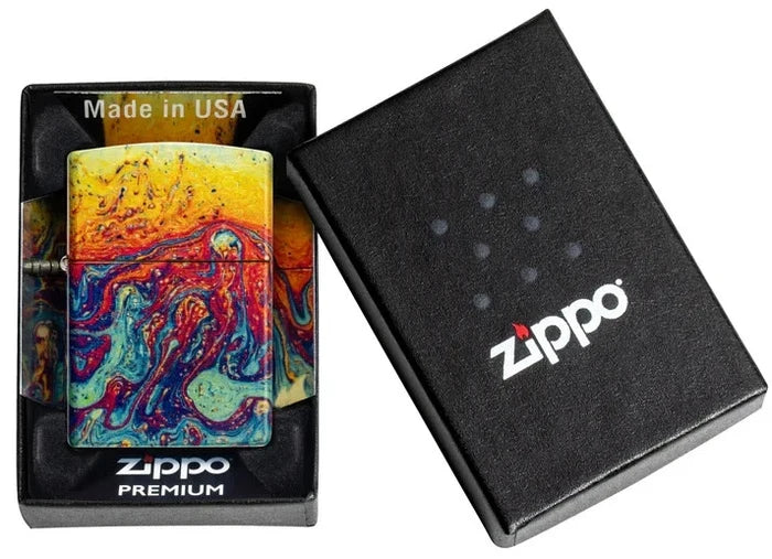 Zippo Magma 540 Fusion Design Tumbled Brass 46966