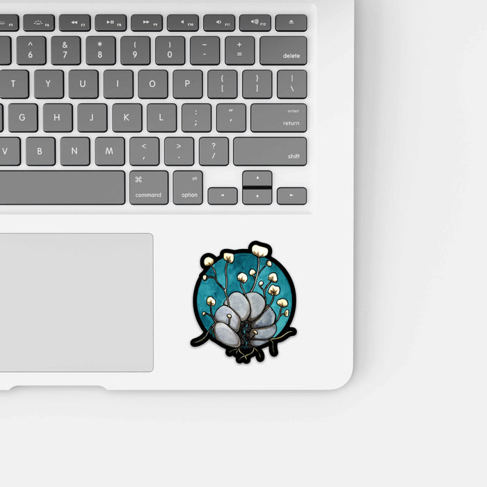 PinkPolish Design Stickers "Zombie Pill Bug" Vinyl Die Cut Sticker